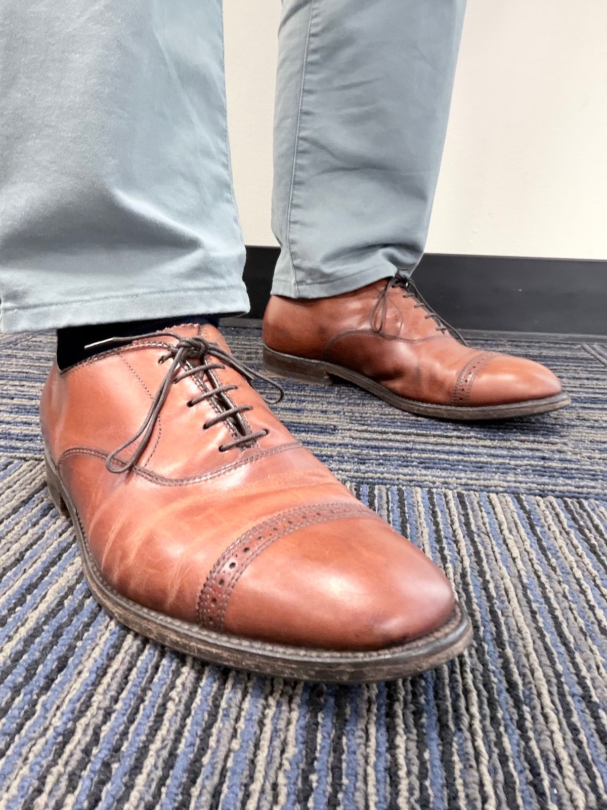 Photo by noneck on June 25, 2026 of the Alden Unknown Model in Brown Calfskin.