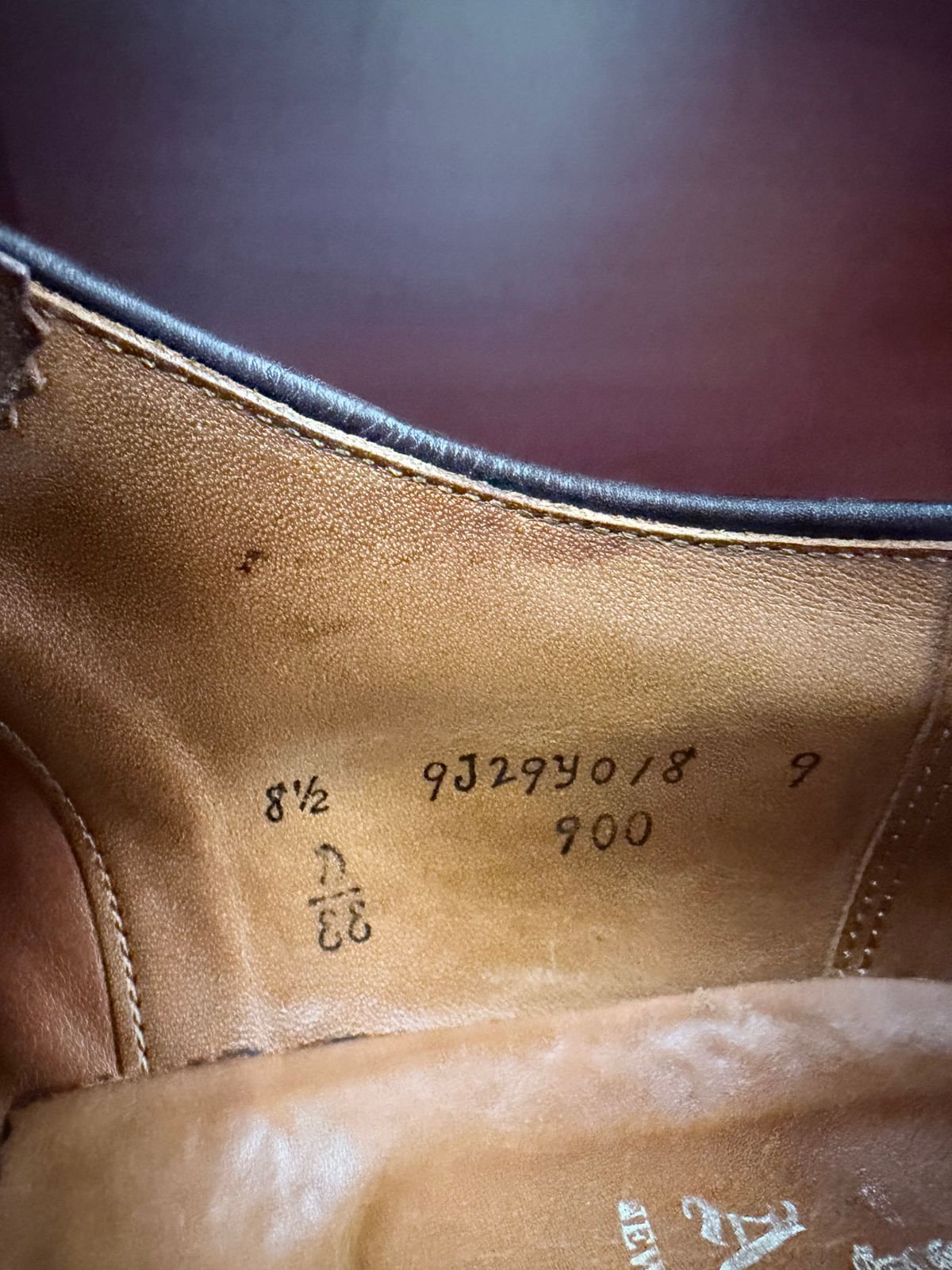 Photo by noneck on June 25, 2026 of the Alden Unknown Model in Brown Calfskin.