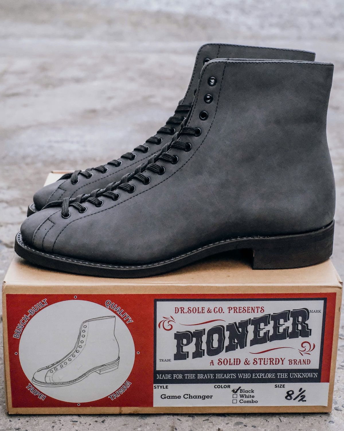 Photo by PhanAn on November 6, 2024 of the Dr. Sole Game Changer in Top Grade nubuck Leather.