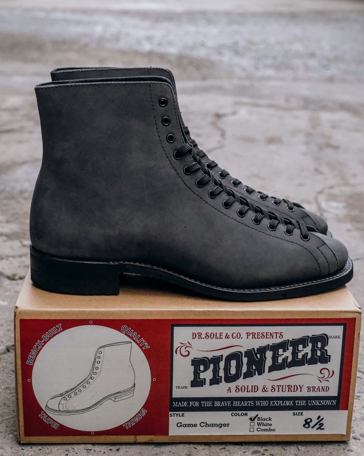 Photo by PhanAn on November 6, 2024 of the Dr. Sole Game Changer in Top Grade nubuck Leather.