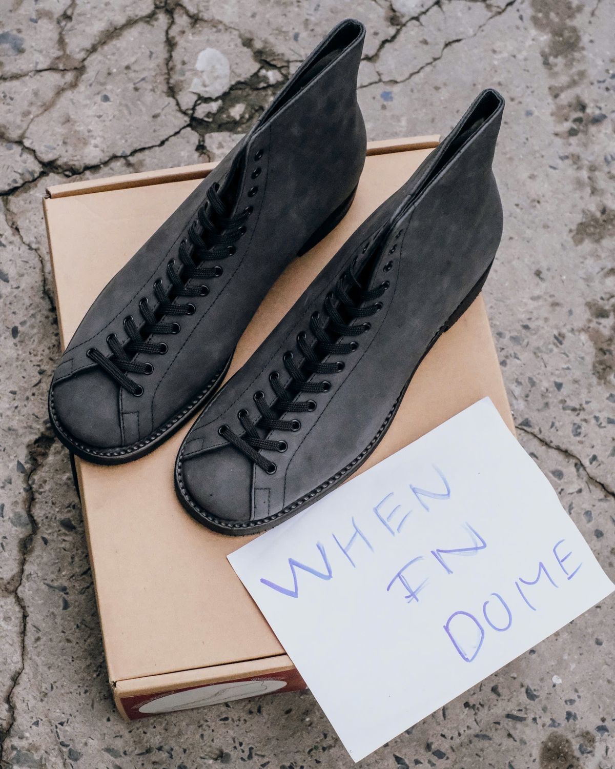 Photo by PhanAn on November 6, 2024 of the Dr. Sole Game Changer in Top Grade nubuck Leather.