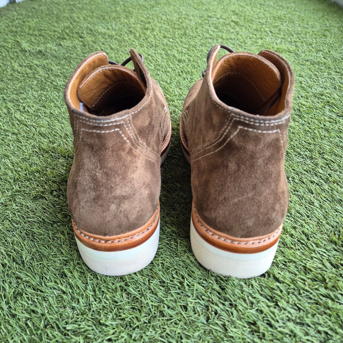 Photo by username on October 10, 2024 of the Botería Negreiros Custom Model in Peruvian Roughout.