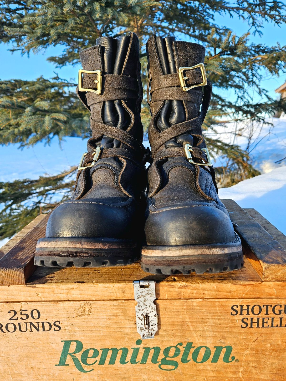 Photo by Theakkid on February 3, 2025 of the Nicks TankerPro in Nicks/Seidel 1964 Ash Gray Roughout.