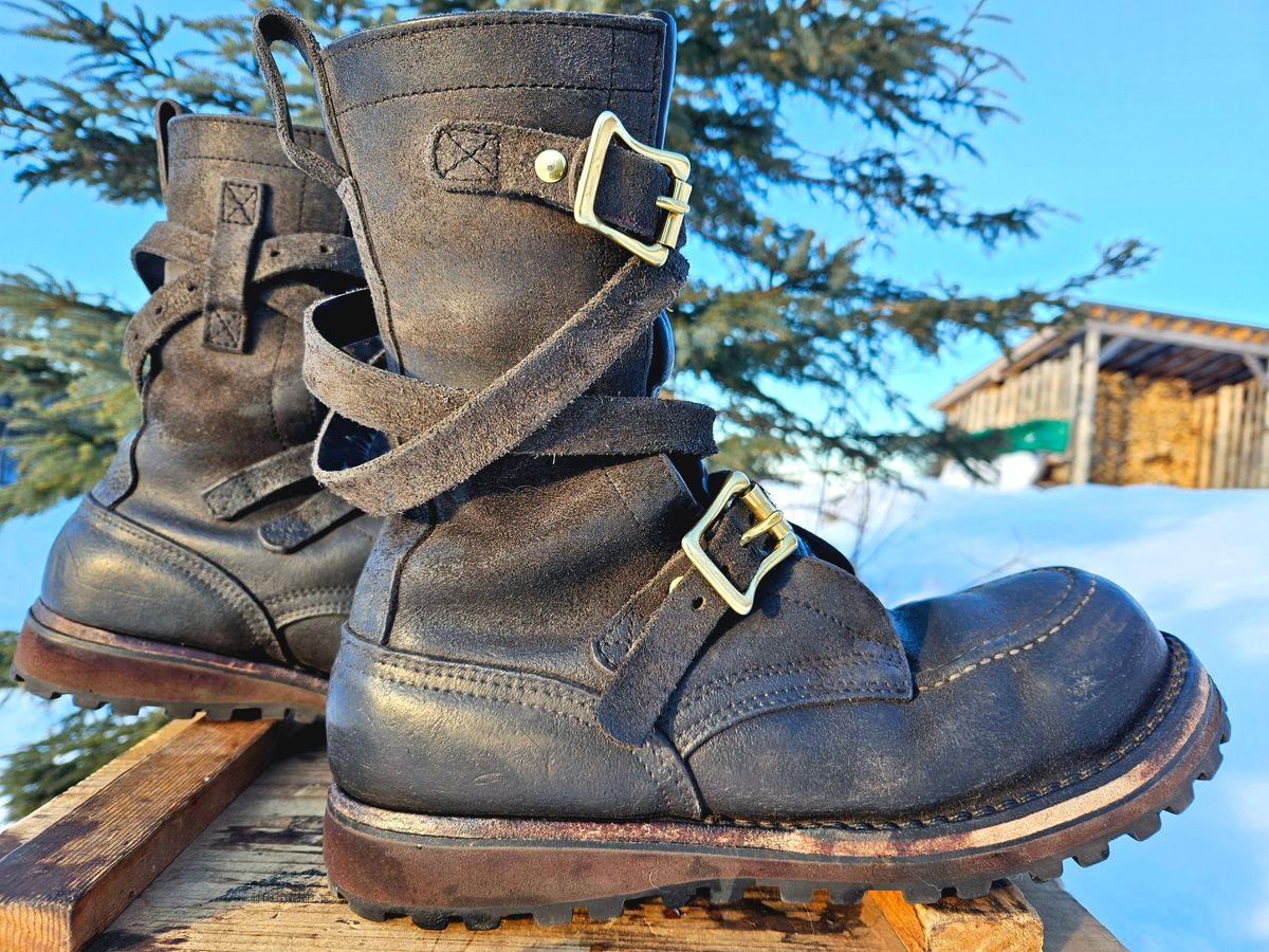 Photo by Theakkid on February 3, 2025 of the Nicks TankerPro in Nicks/Seidel 1964 Ash Gray Roughout.