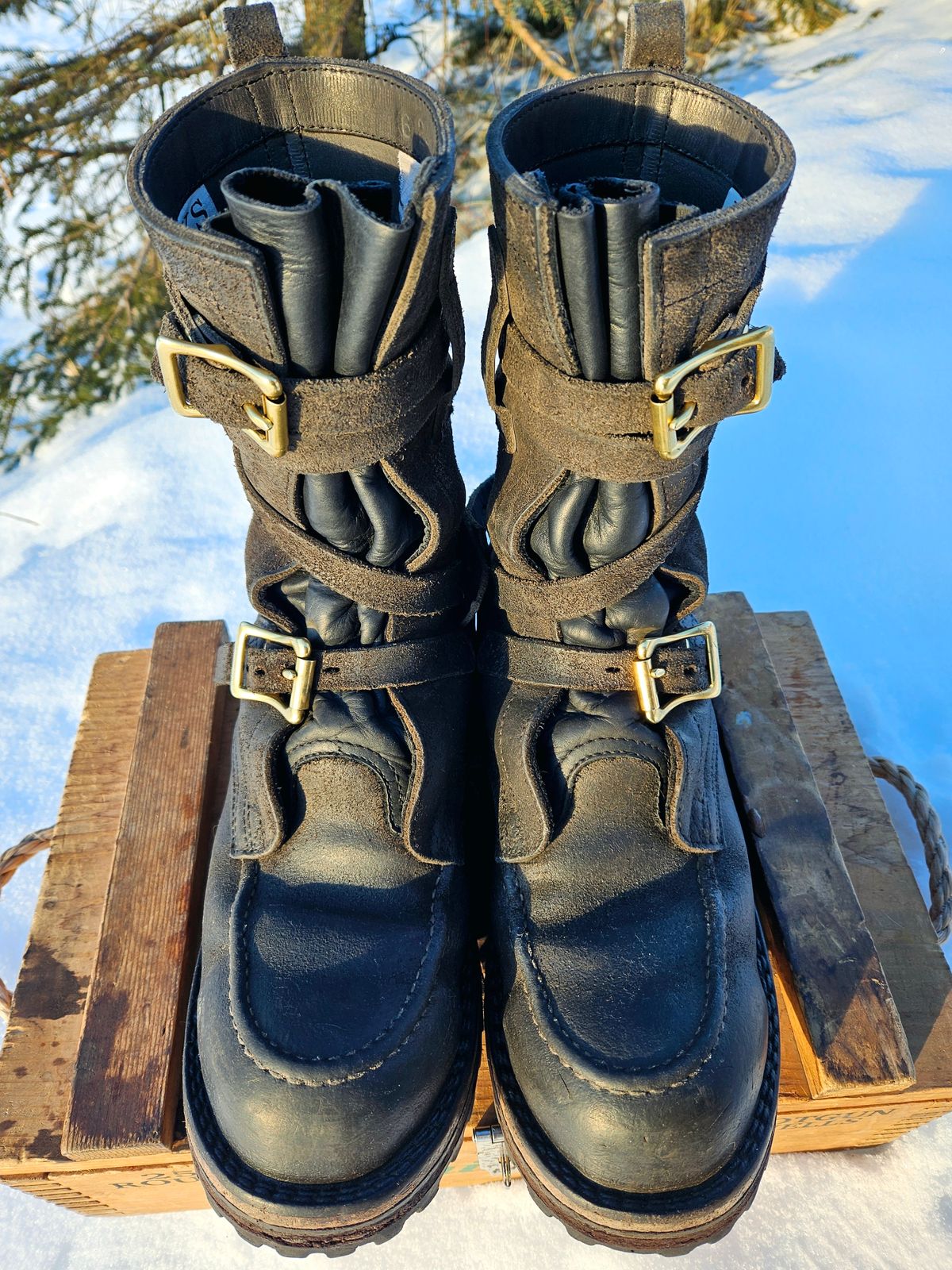 Photo by Theakkid on February 3, 2025 of the Nicks TankerPro in Nicks/Seidel 1964 Ash Gray Roughout.