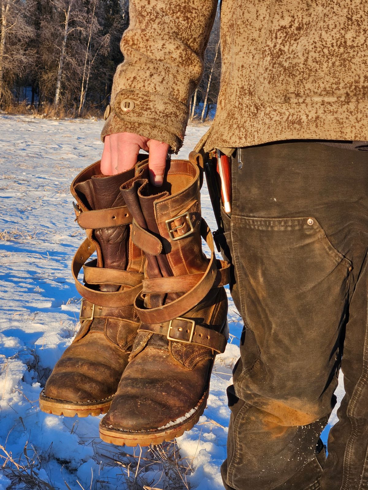 Photo by Theakkid on January 2, 2026 of the Nicks Nicks / Tactical Tankerpro in Seidel WeatherShield Brown.