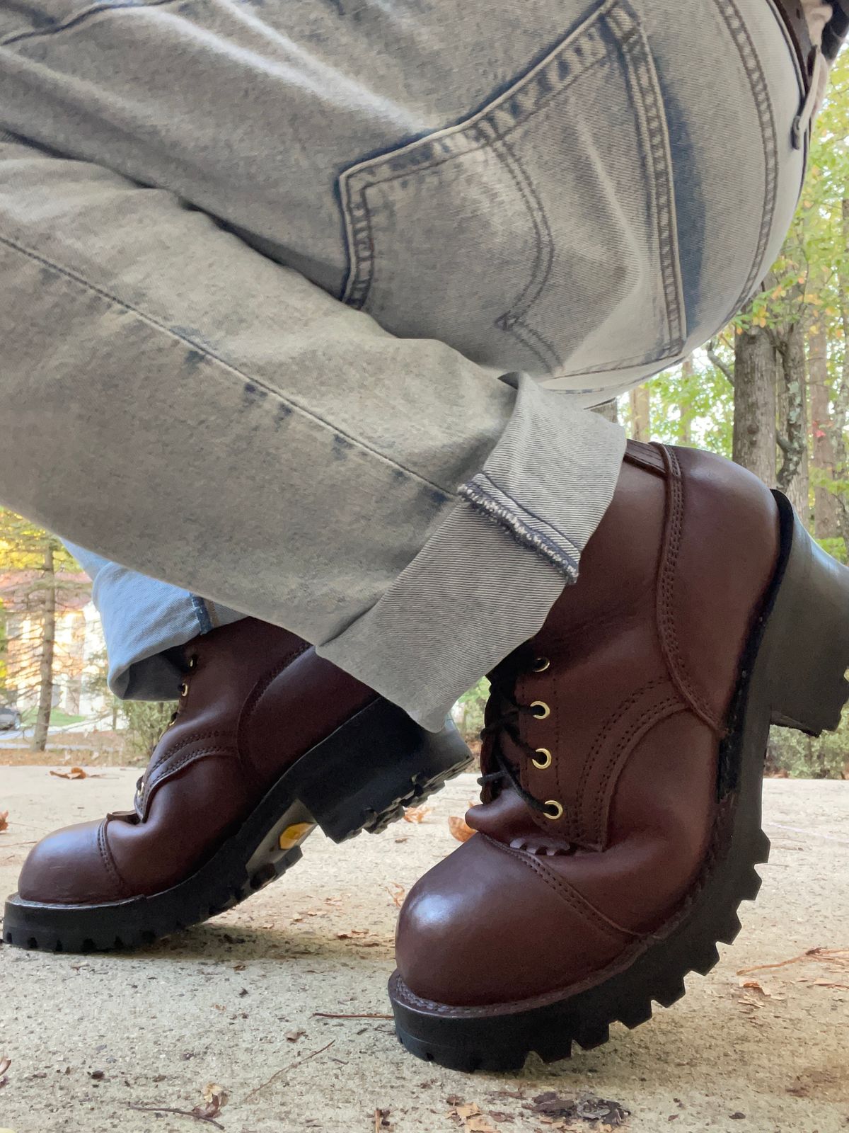 Photo by kweso on October 5, 2024 of the Frank's Boots Type 1 Commander in Seidel Chocolate Oil Tan.