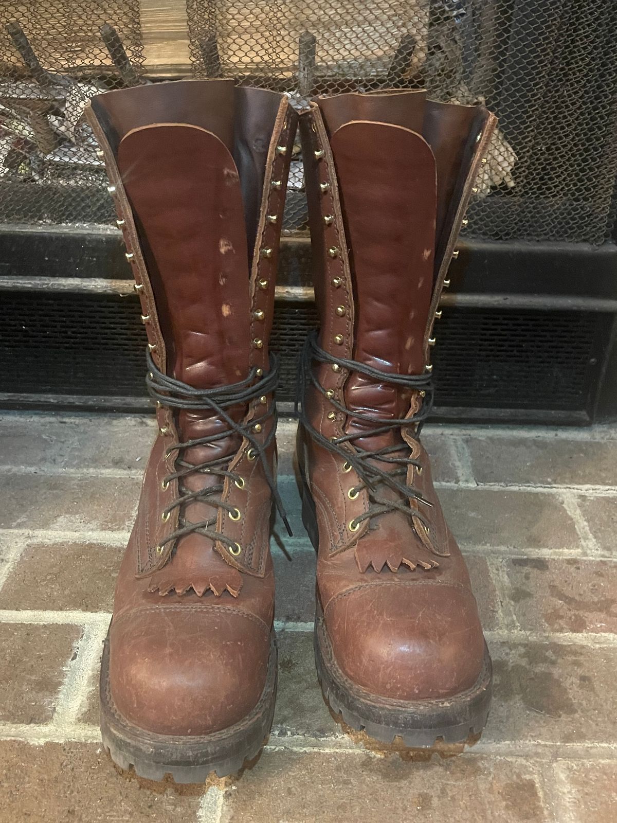 Photo by kweso on November 6, 2024 of the Frank's Boots Type 1 Commander in Seidel Chocolate Oil Tan.