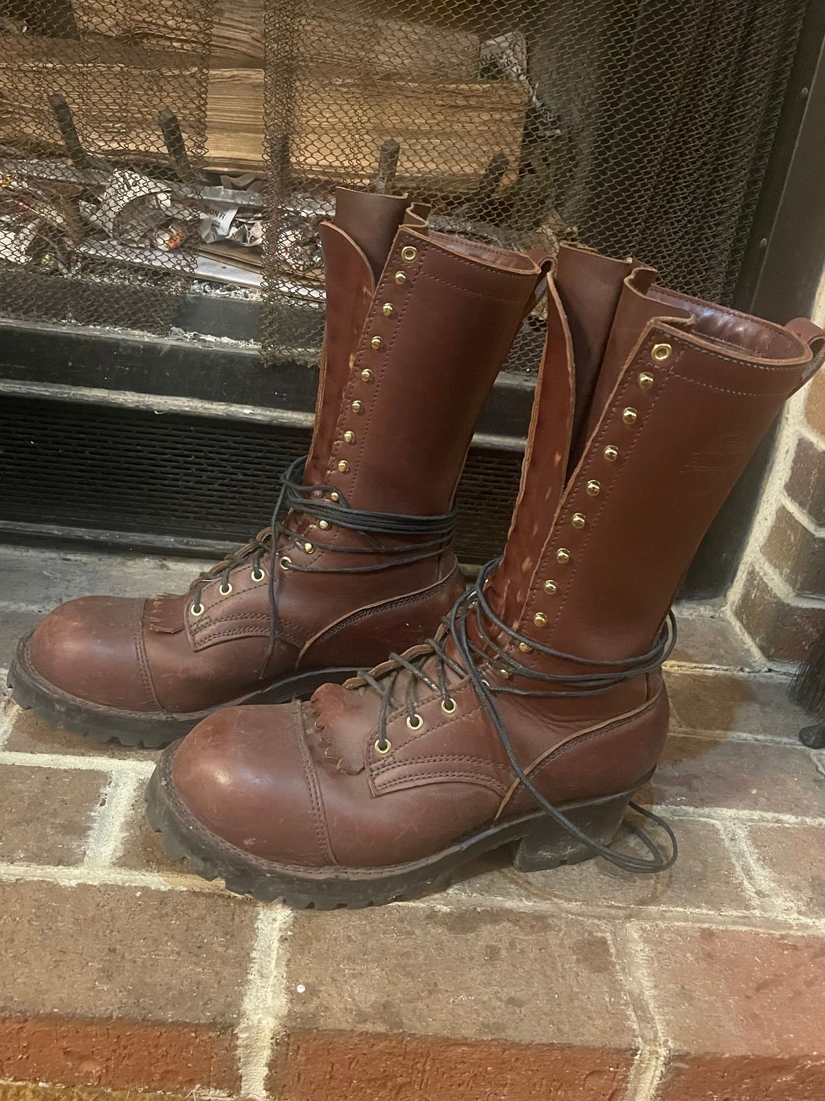 Photo by kweso on November 6, 2024 of the Frank's Boots Type 1 Commander in Seidel Chocolate Oil Tan.
