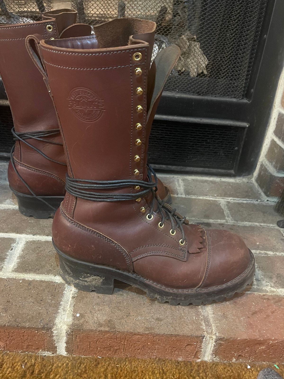 Photo by kweso on November 6, 2024 of the Frank's Boots Type 1 Commander in Seidel Chocolate Oil Tan.