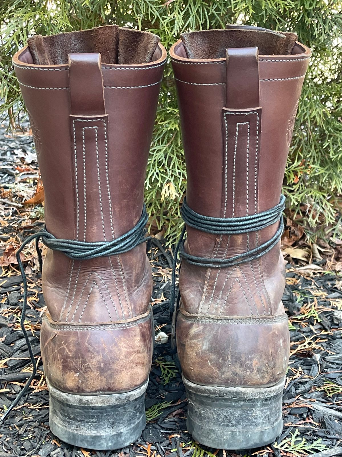 Photo by kweso on January 5, 2025 of the Frank's Boots Type 1 Commander in Seidel Chocolate Oil Tan.