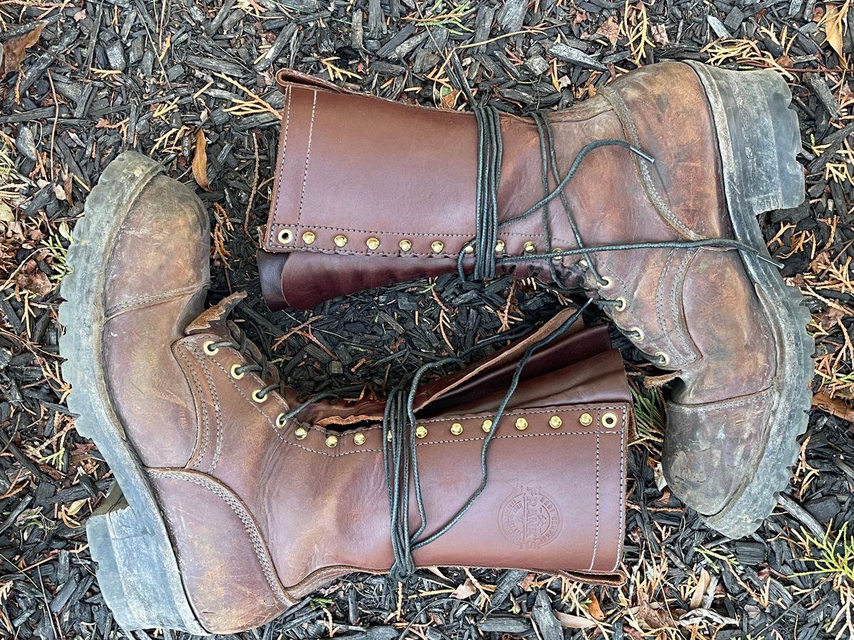 Photo by kweso on January 5, 2025 of the Frank's Boots Type 1 Commander in Seidel Chocolate Oil Tan.