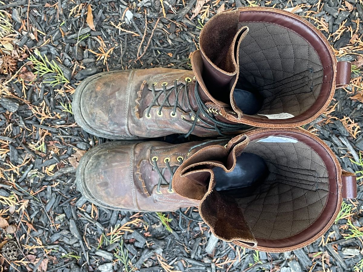 Photo by kweso on January 5, 2025 of the Frank's Boots Type 1 Commander in Seidel Chocolate Oil Tan.