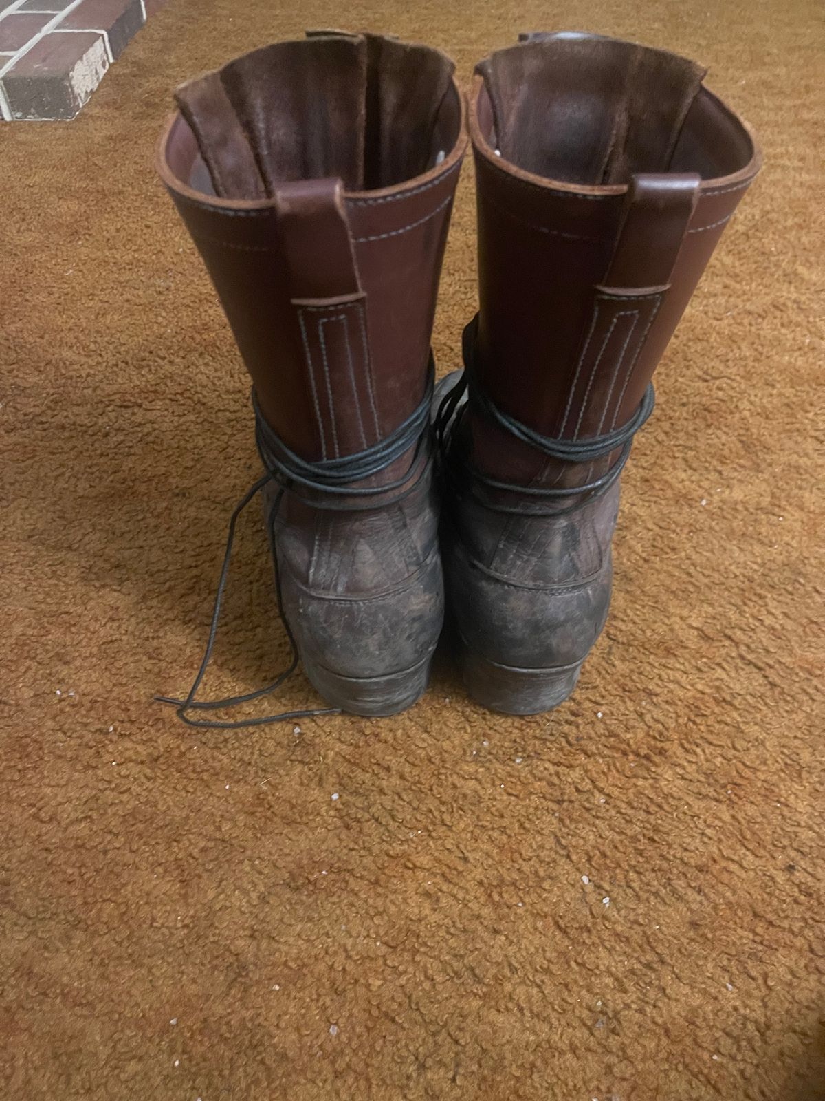 Photo by kweso on February 6, 2025 of the Frank's Boots Type 1 Commander in Seidel Chocolate Oil Tan.