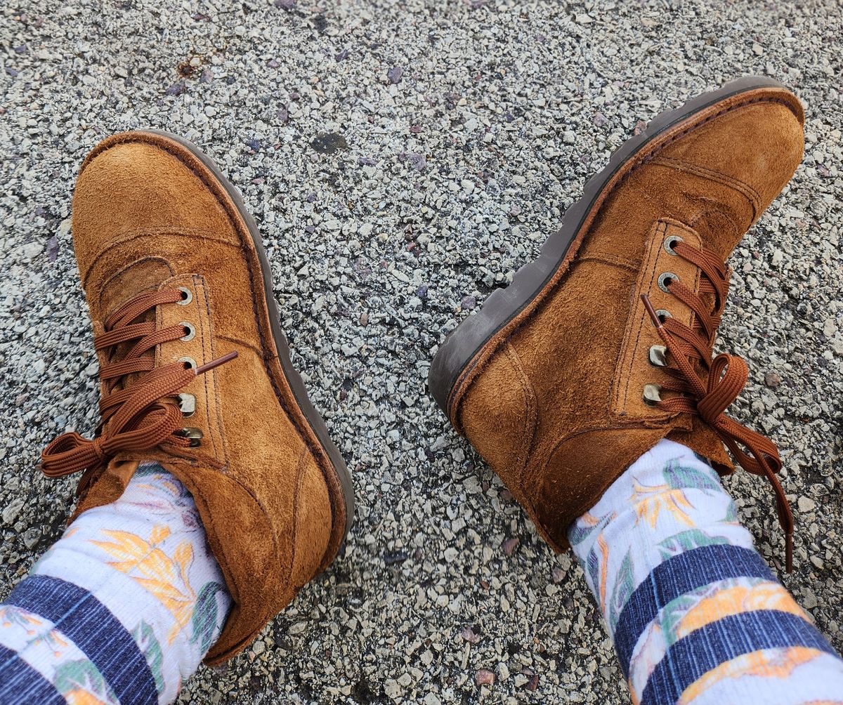Photo by rollschoice on May 16, 2025 of the Jim Green African Ranger in Jim Green / Fudge Crazy Horse Roughout.