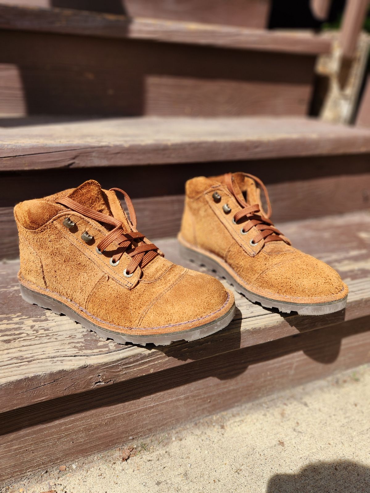 Photo by rollschoice on May 26, 2025 of the Jim Green African Ranger in Jim Green / Fudge Crazy Horse Roughout.