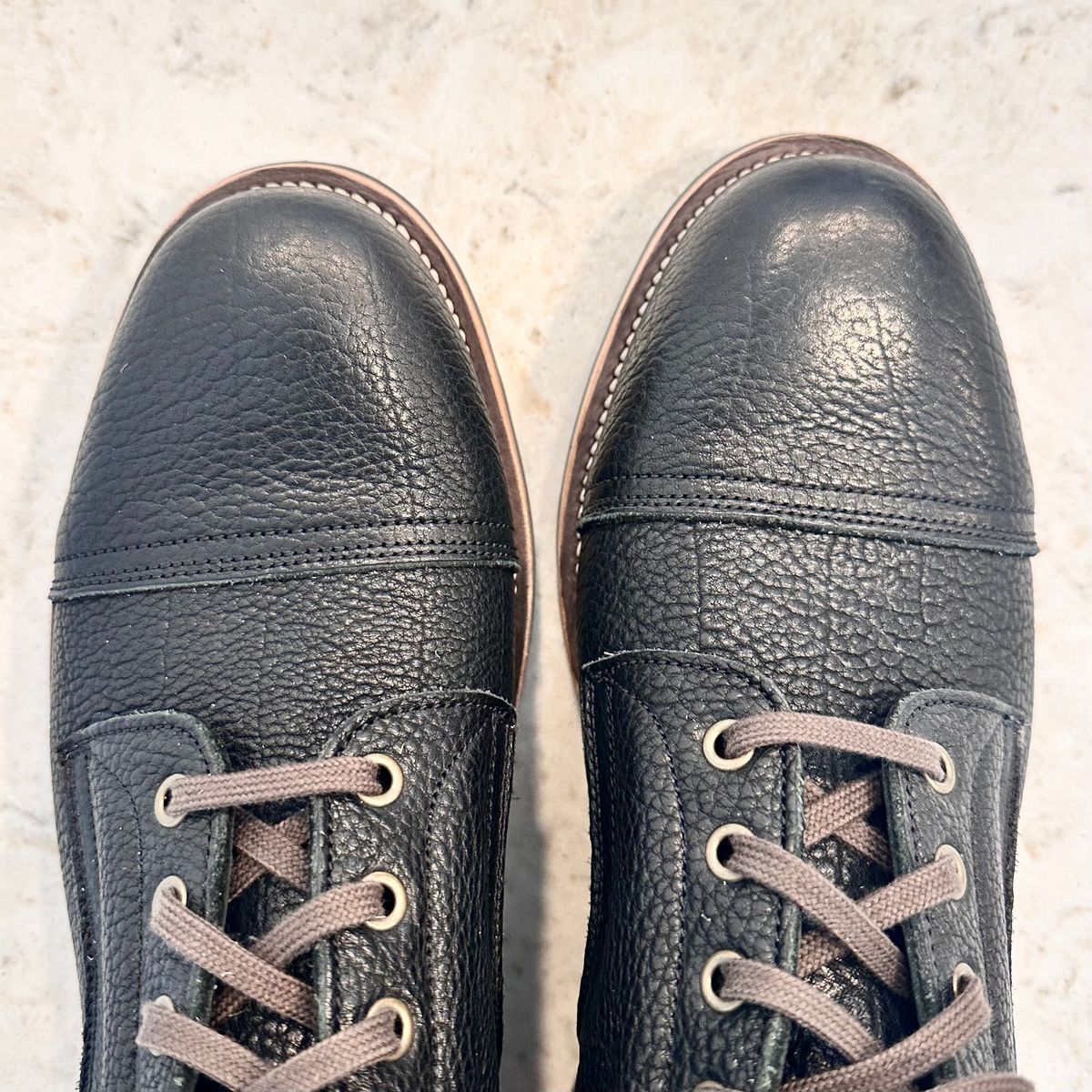 Photo by YouShoe on December 8, 2025 of the Luosjiet Logger Boot in Yak.