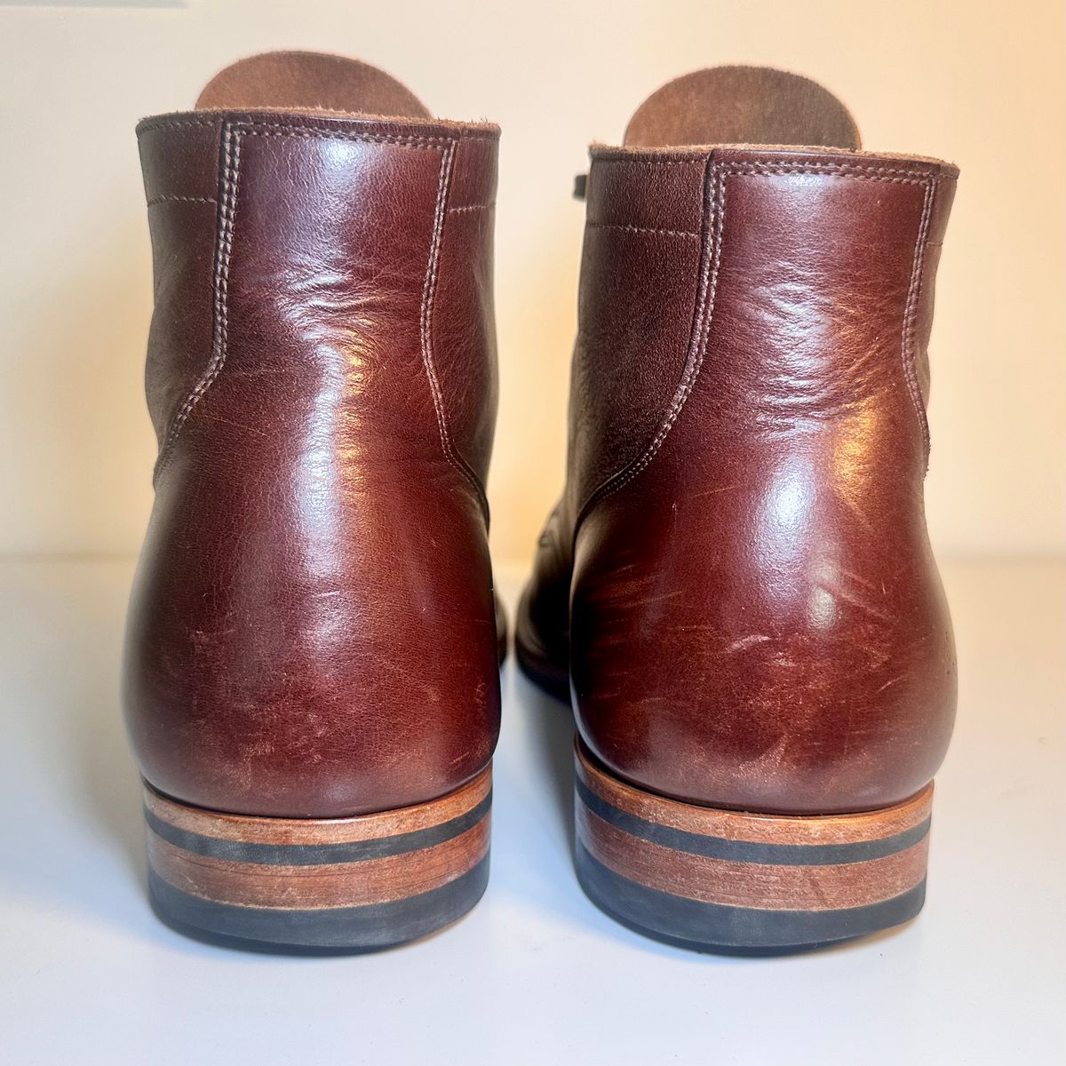 Photo by YouShoe on November 13, 2025 of the Viberg Service Boot in Horween Brown Chromexcel.