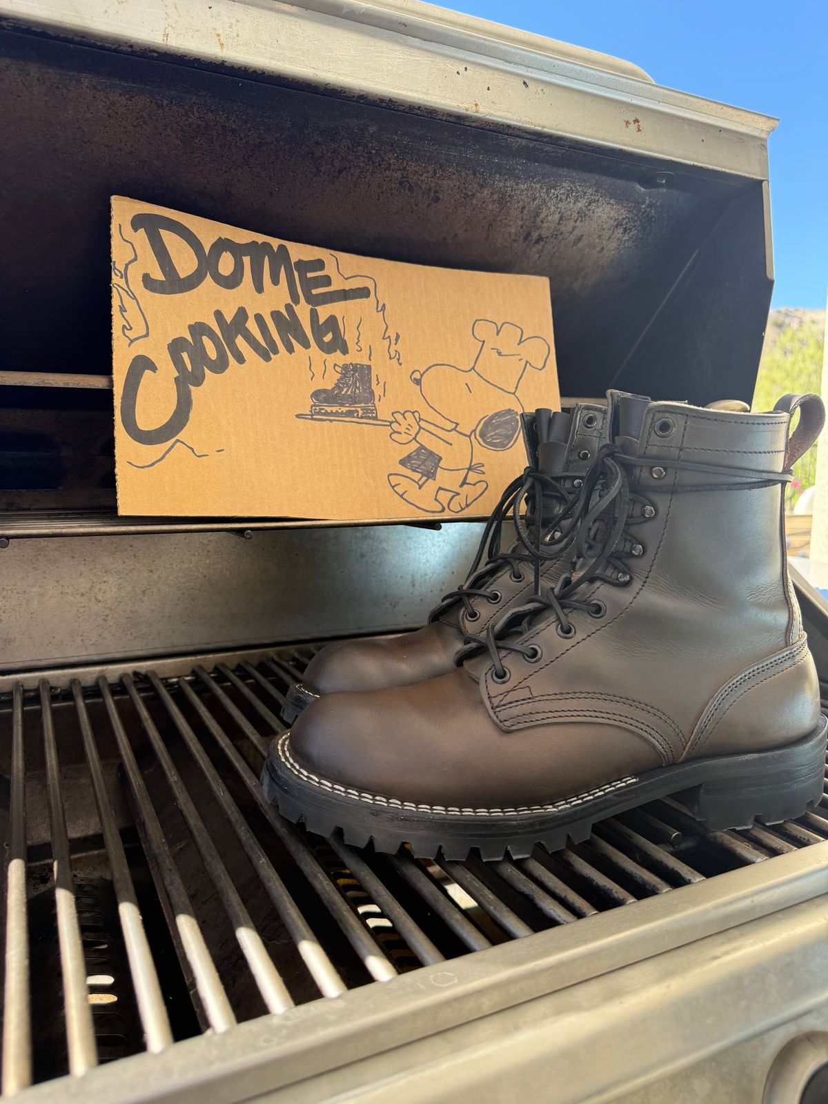 Photo by RubenHernandez on November 4, 2025 of the Nicks Custom Model in Wickett & Craig Slate Double Stuffed.