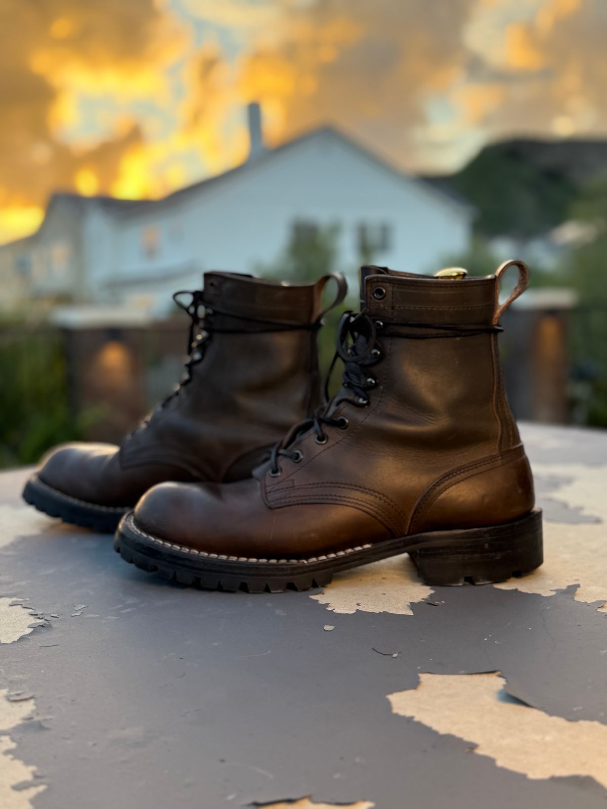 Photo by RubenHernandez on January 6, 2026 of the Nicks Custom Model in Wickett & Craig Slate Double Stuffed.