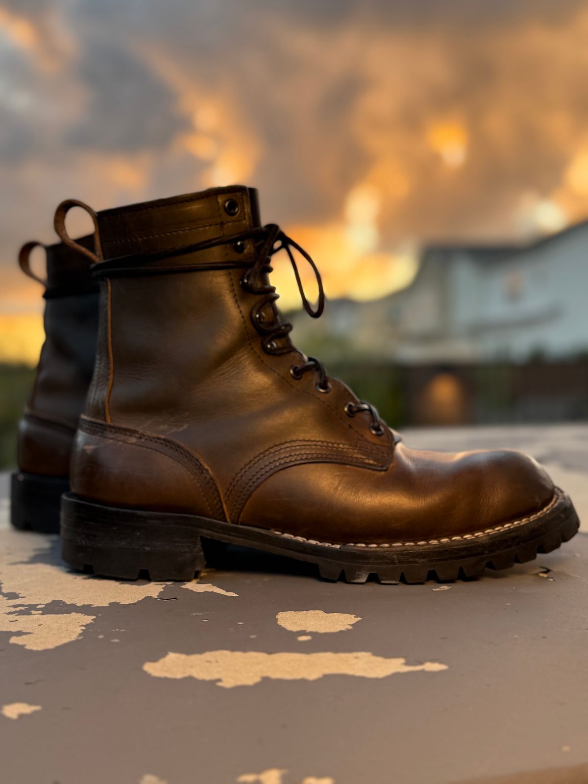 Photo by RubenHernandez on January 6, 2026 of the Nicks Custom Model in Wickett & Craig Slate Double Stuffed.