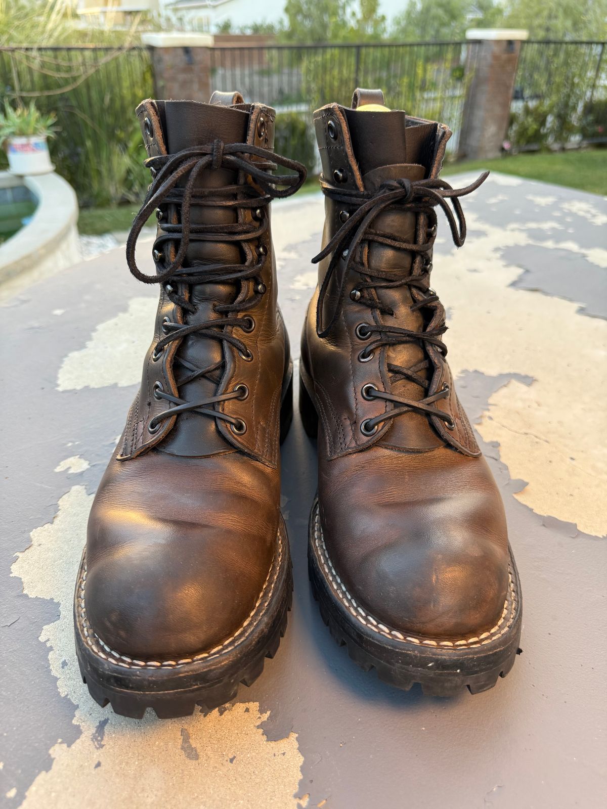 Photo by RubenHernandez on January 6, 2026 of the Nicks Custom Model in Wickett & Craig Slate Double Stuffed.