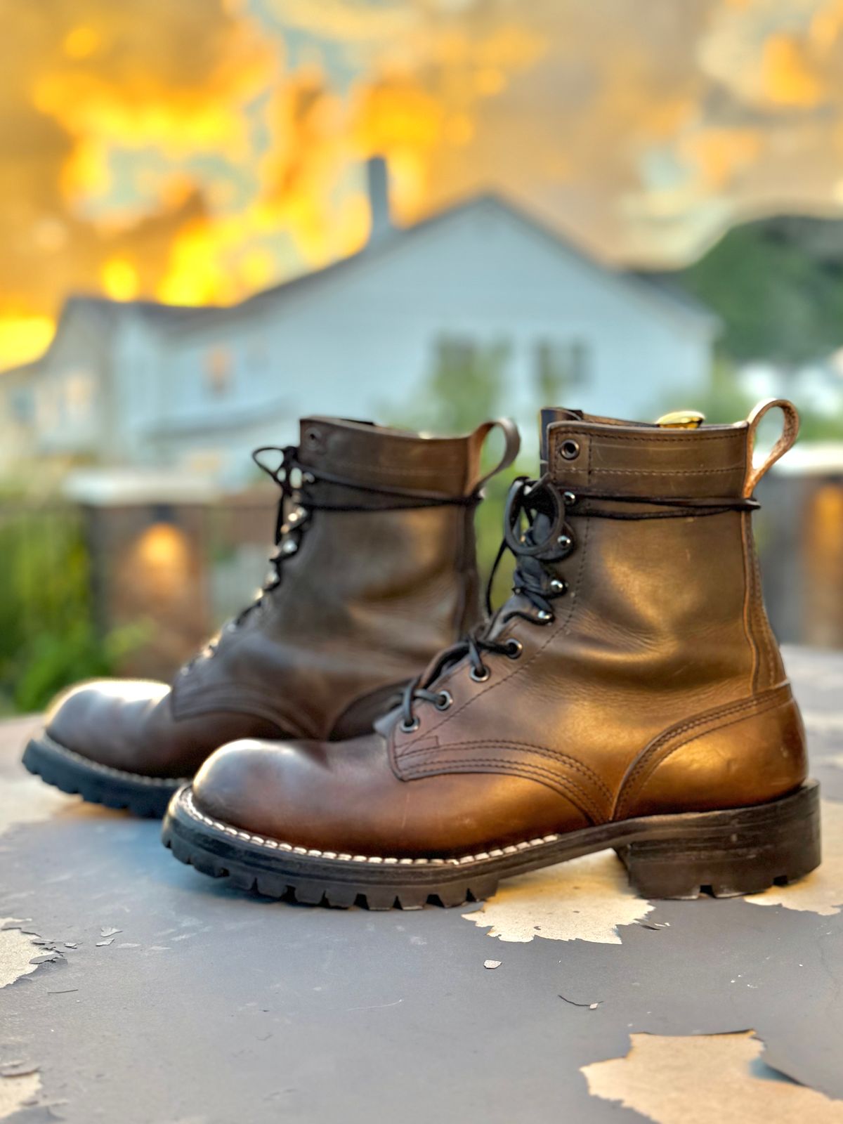 Photo by RubenHernandez on January 4, 2026 of the Nicks Custom Model in Wickett & Craig Slate Double Stuffed.