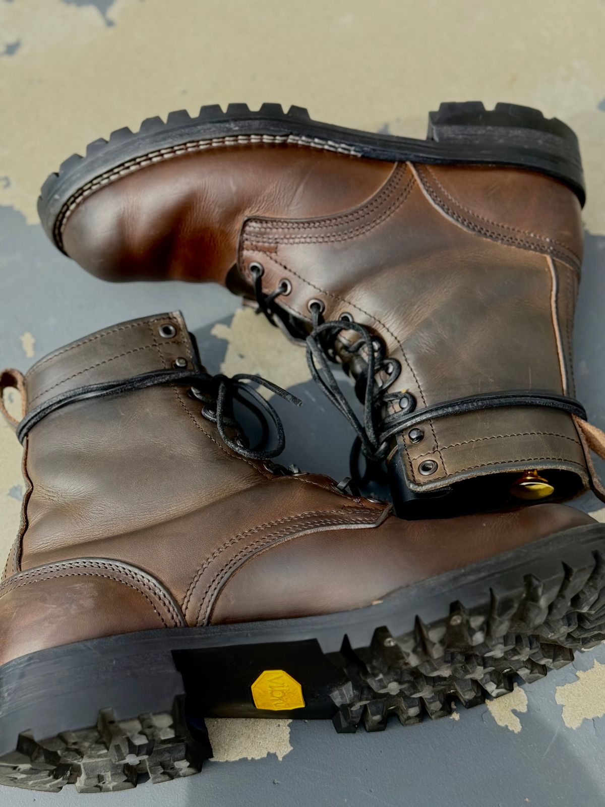 Photo by RubenHernandez on February 5, 2026 of the Nicks Custom Model in Wickett & Craig Slate Double Stuffed.