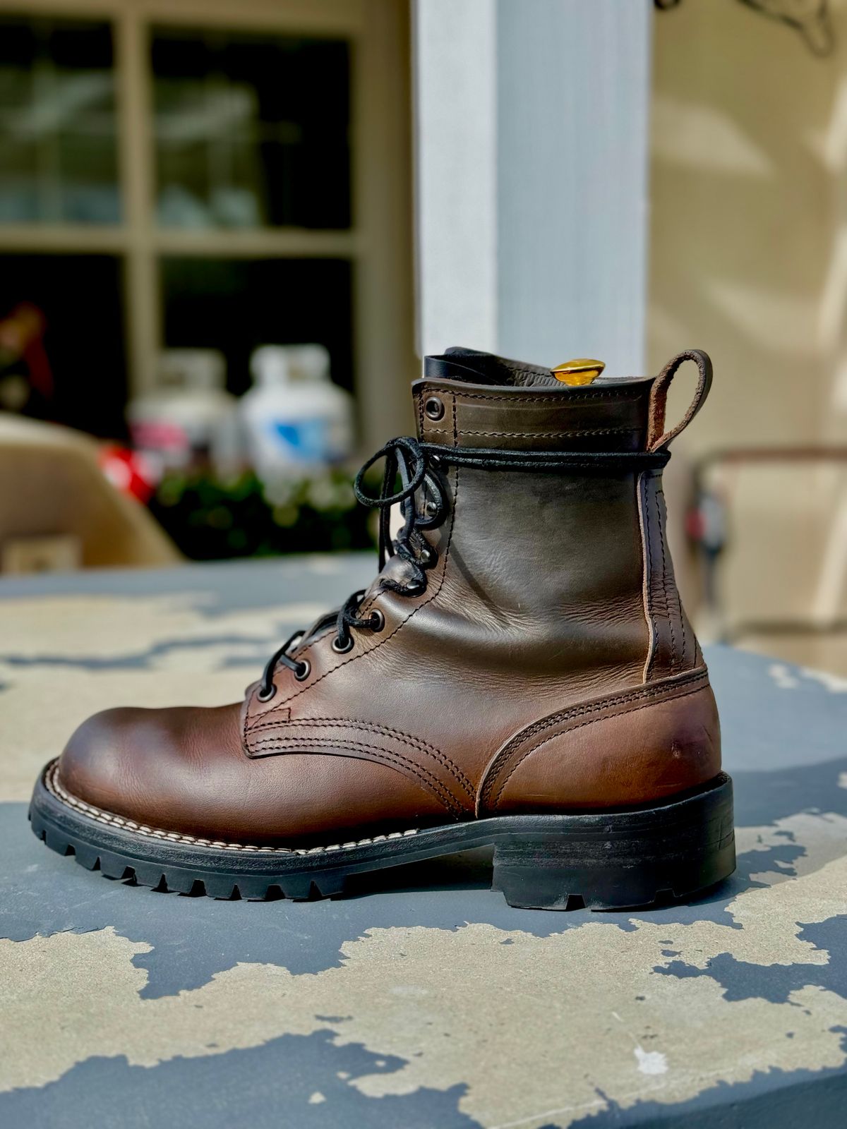 Photo by RubenHernandez on February 5, 2026 of the Nicks Custom Model in Wickett & Craig Slate Double Stuffed.