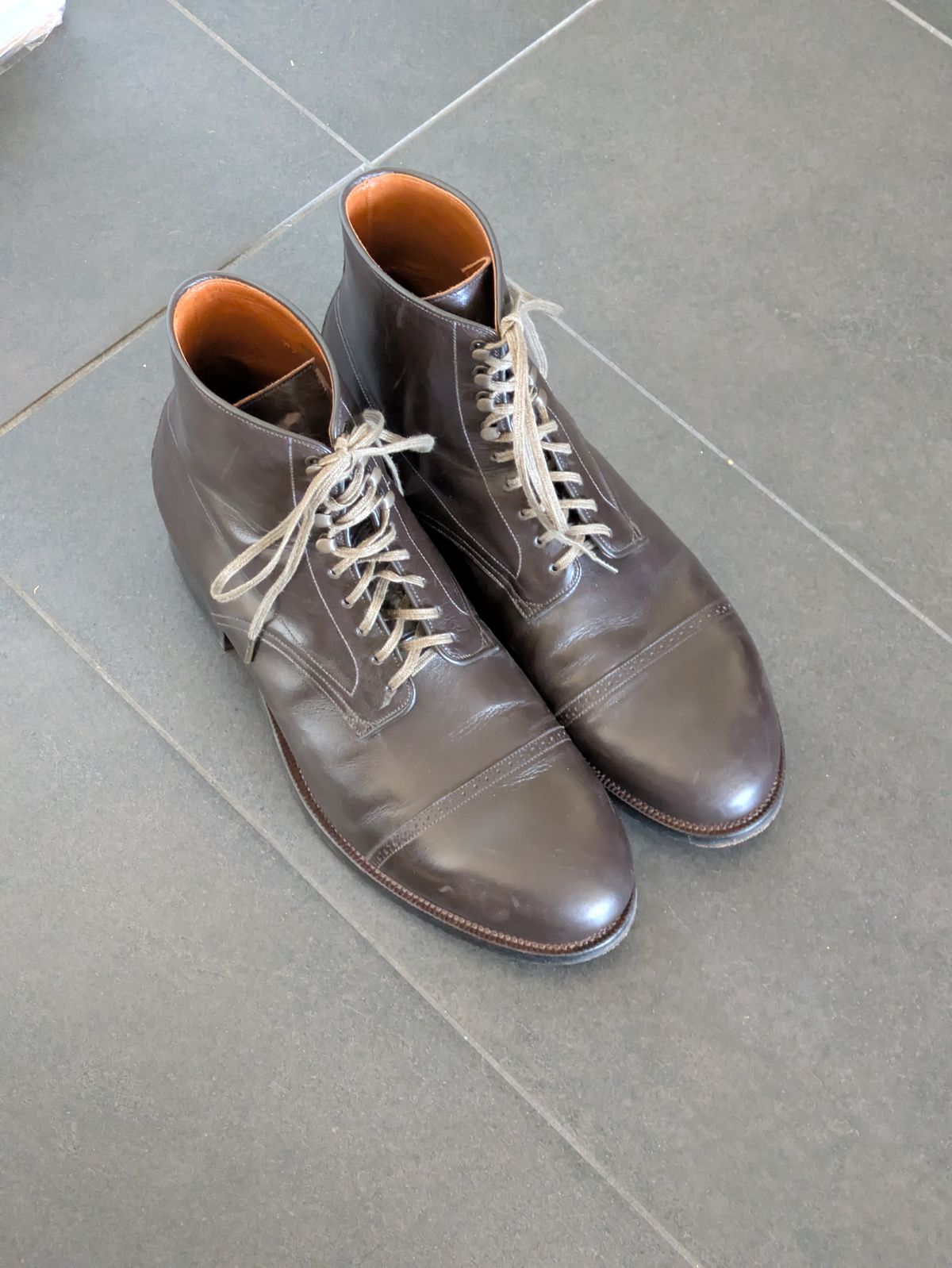 Photo by tumi on May 7, 2026 of the Viberg Navvy Boot BCT in Ebony Kangaroo.