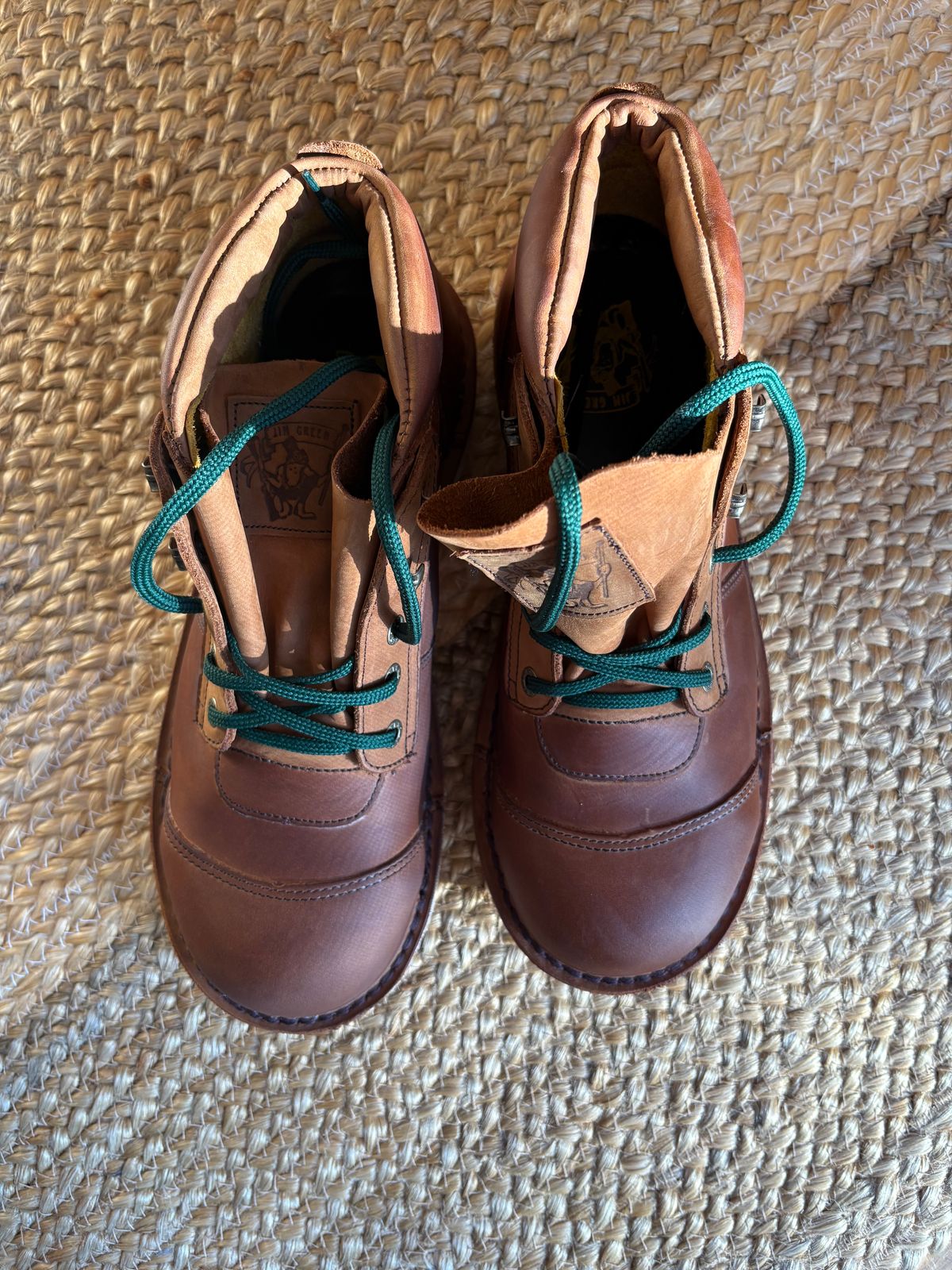 Photo by howland90 on October 1, 2025 of the Jim Green African Ranger Composite Toe in Fudge Crazy Horse.