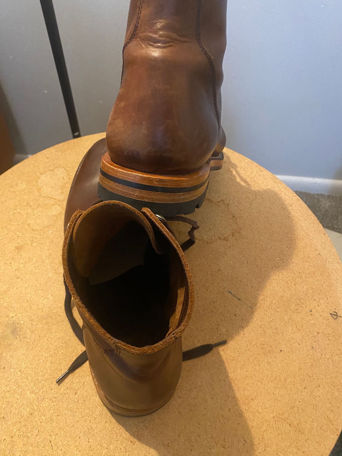 Photo by cereus0843 on March 6, 2026 of the Parkhurst The Allen in Tempesti Chestnut Veg Tan.