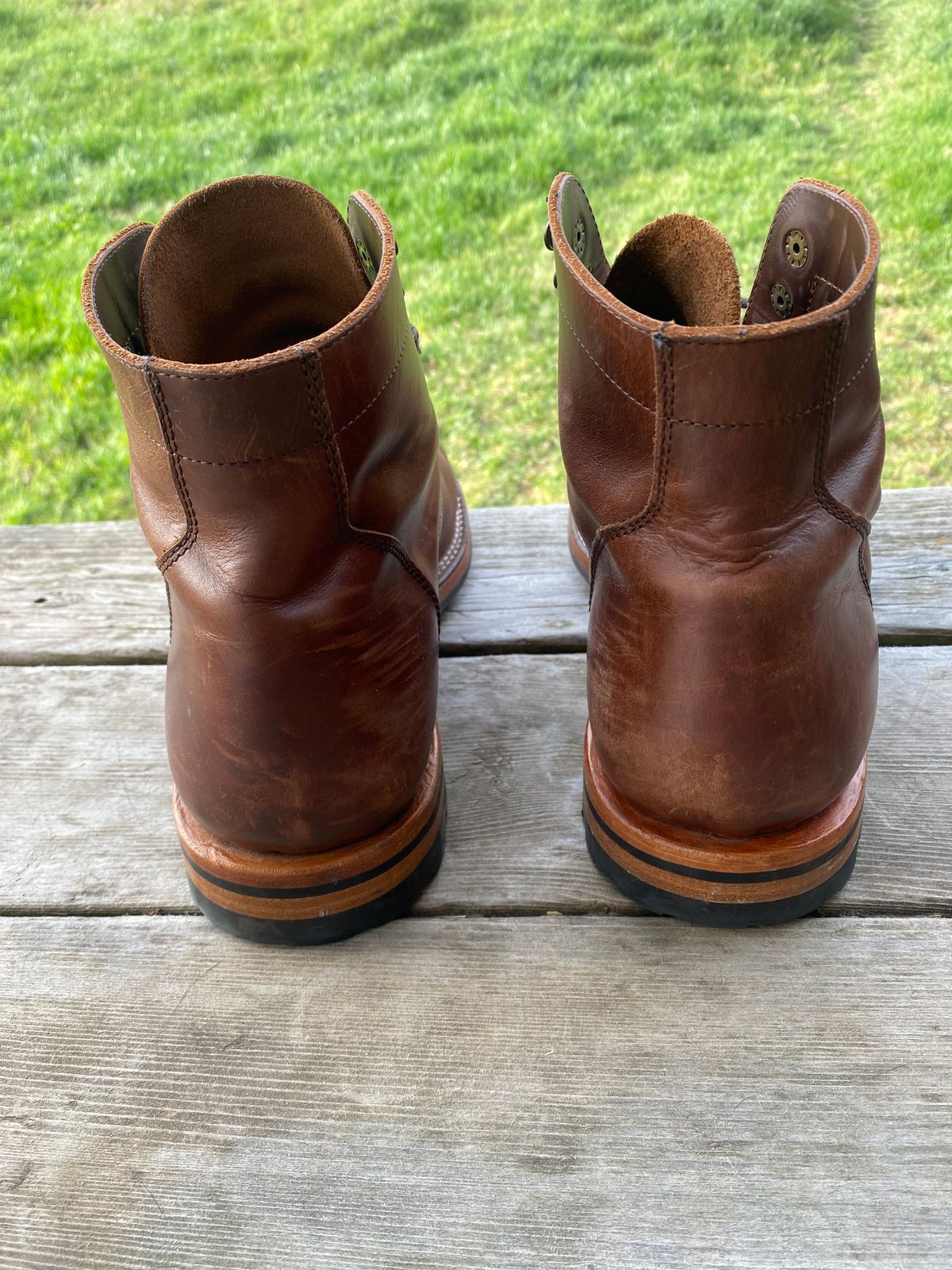 Photo by cereus0843 on April 6, 2026 of the Parkhurst The Allen in Tempesti Chestnut Veg Tan.