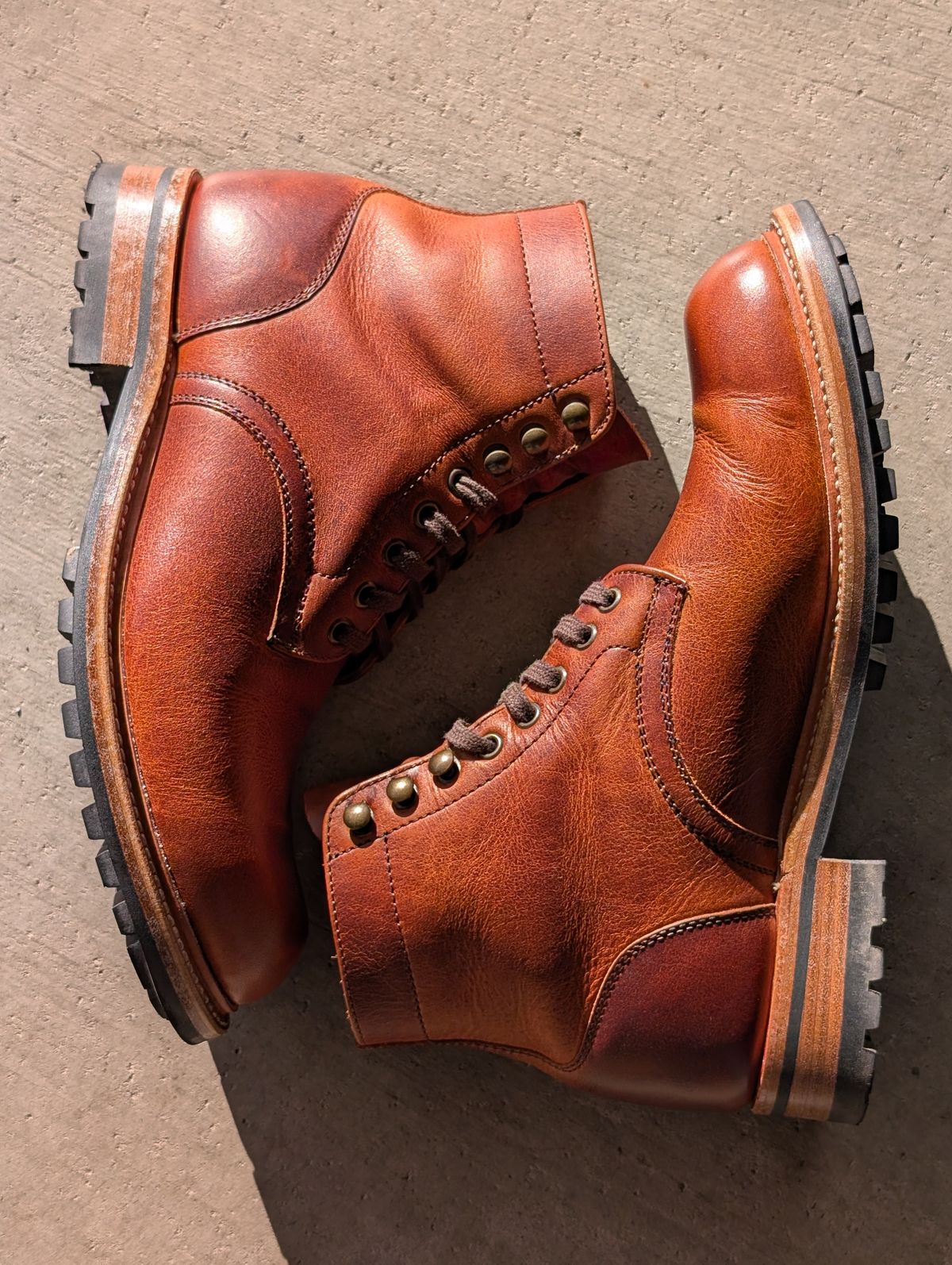 Photo by wistless on January 31, 2026 of the Parkhurst The Allegany in Tumbled Mahogany.