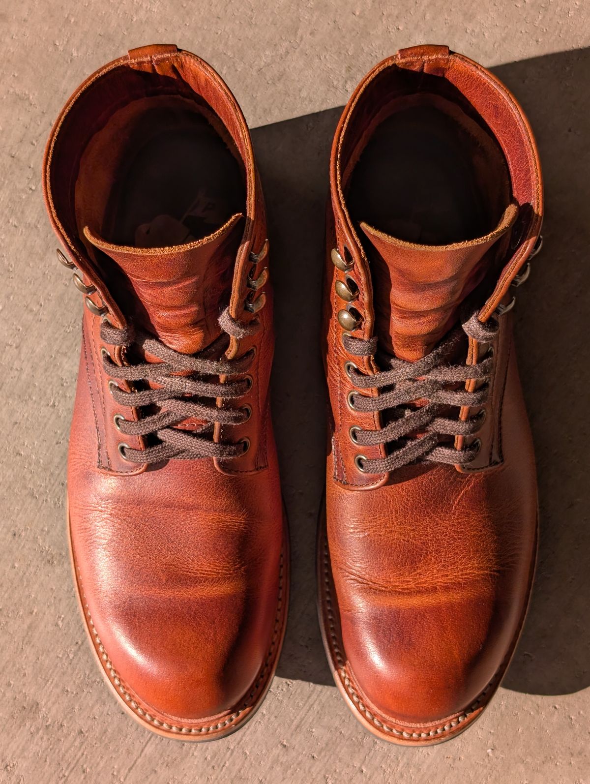 Photo by wistless on January 31, 2026 of the Parkhurst The Allegany in Tumbled Mahogany.