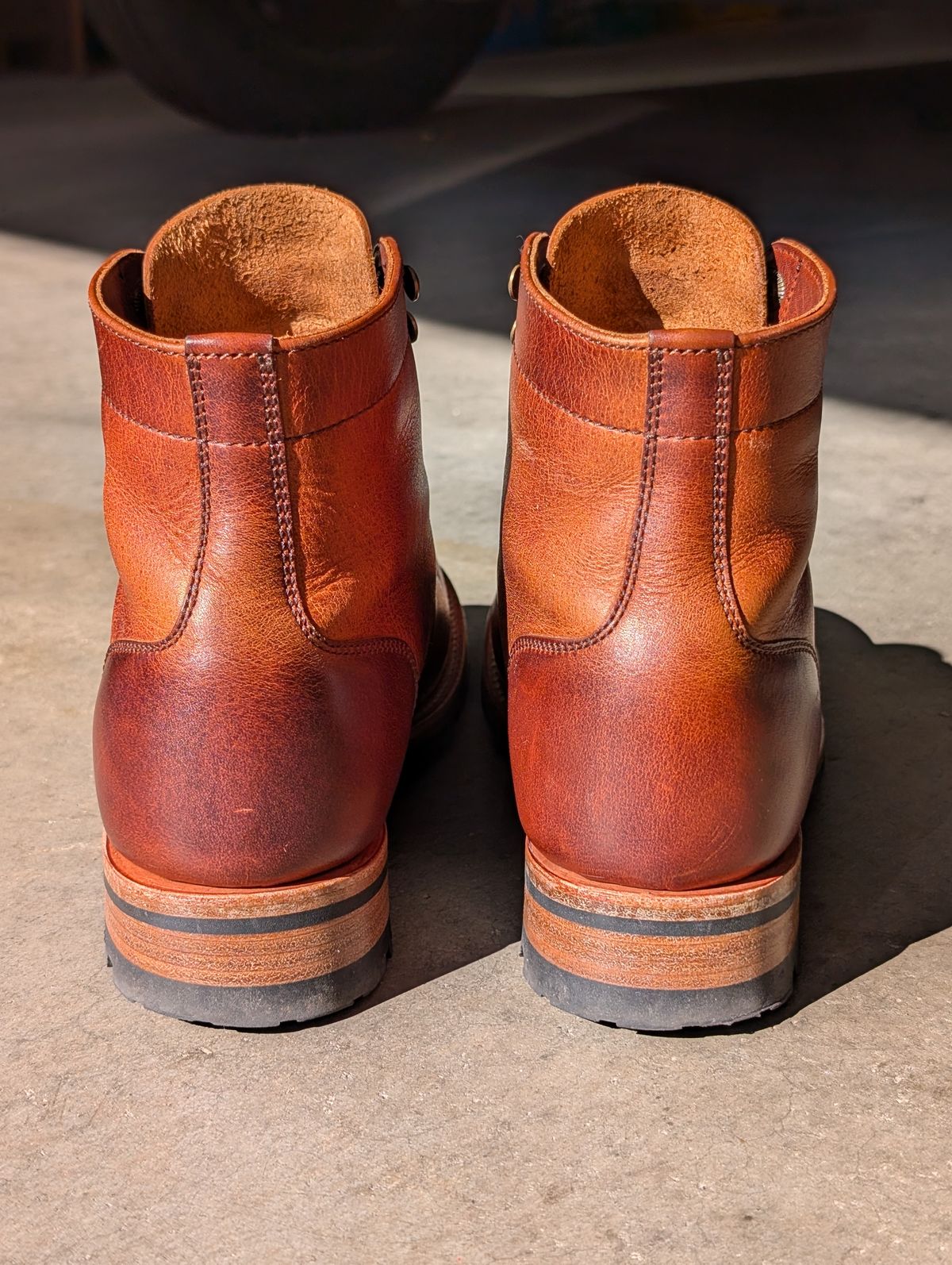 Photo by wistless on March 1, 2026 of the Parkhurst The Allegany in Tumbled Mahogany.