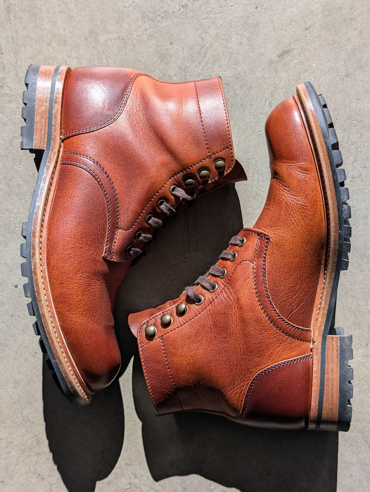 Photo by wistless on March 1, 2026 of the Parkhurst The Allegany in Tumbled Mahogany.