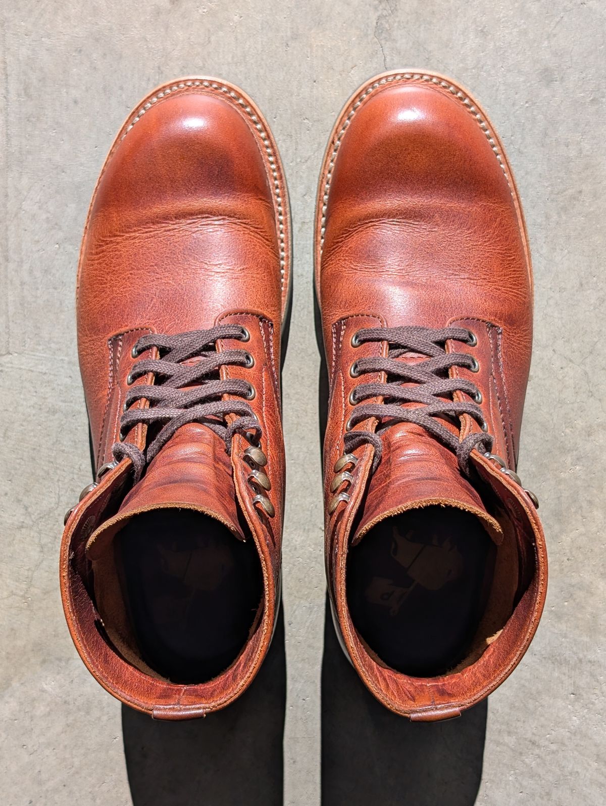 Photo by wistless on March 1, 2026 of the Parkhurst The Allegany in Tumbled Mahogany.