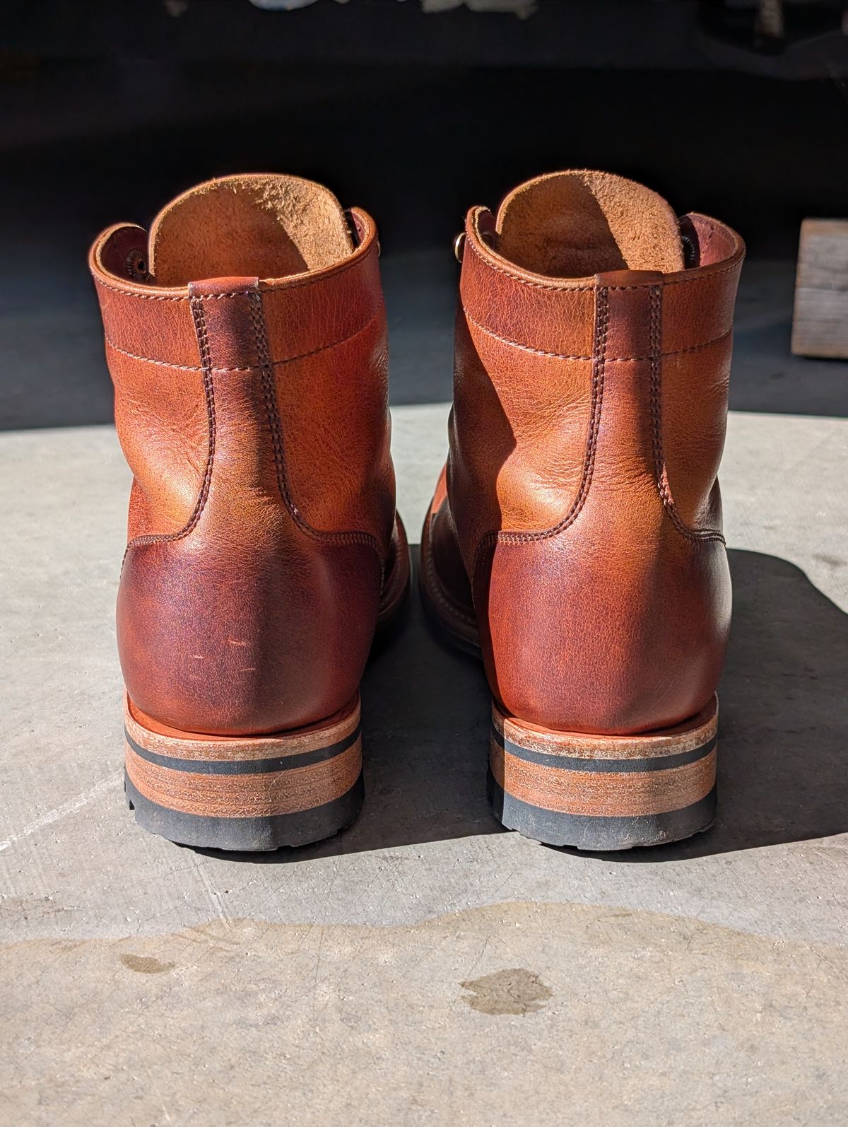 Photo by wistless on March 30, 2026 of the Parkhurst The Allegany in Tumbled Mahogany.