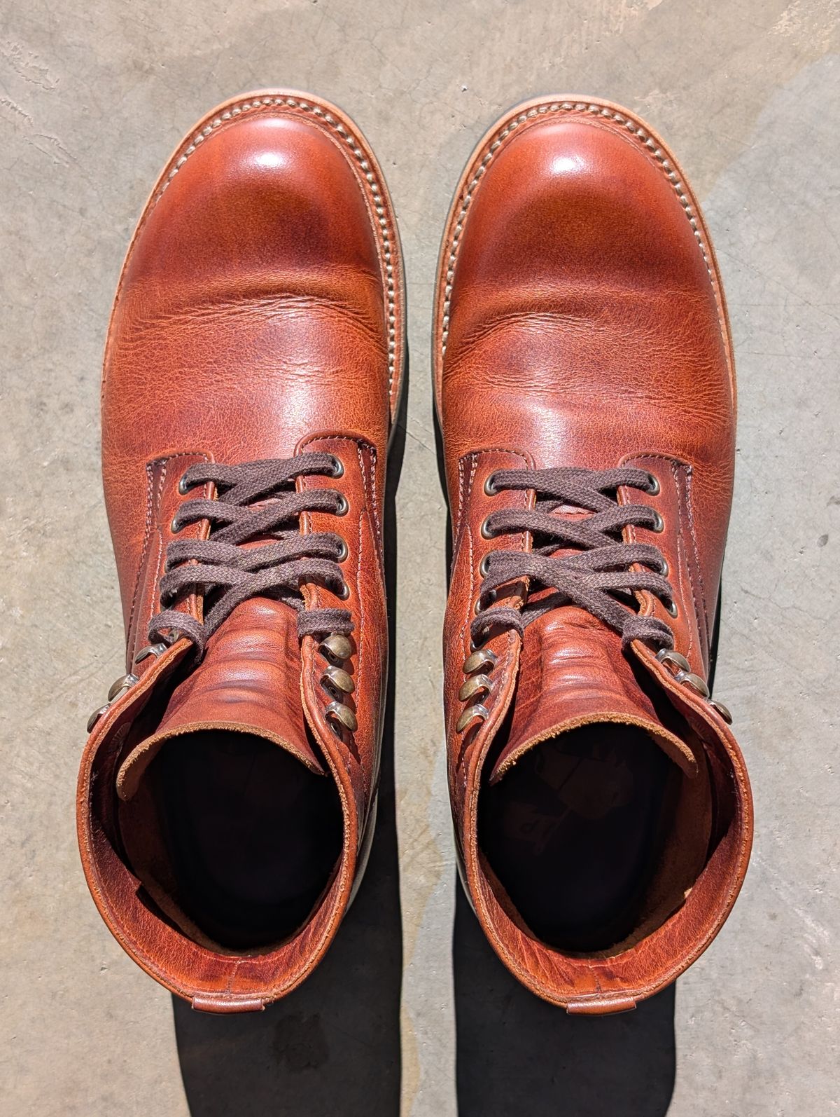 Photo by wistless on March 30, 2026 of the Parkhurst The Allegany in Tumbled Mahogany.