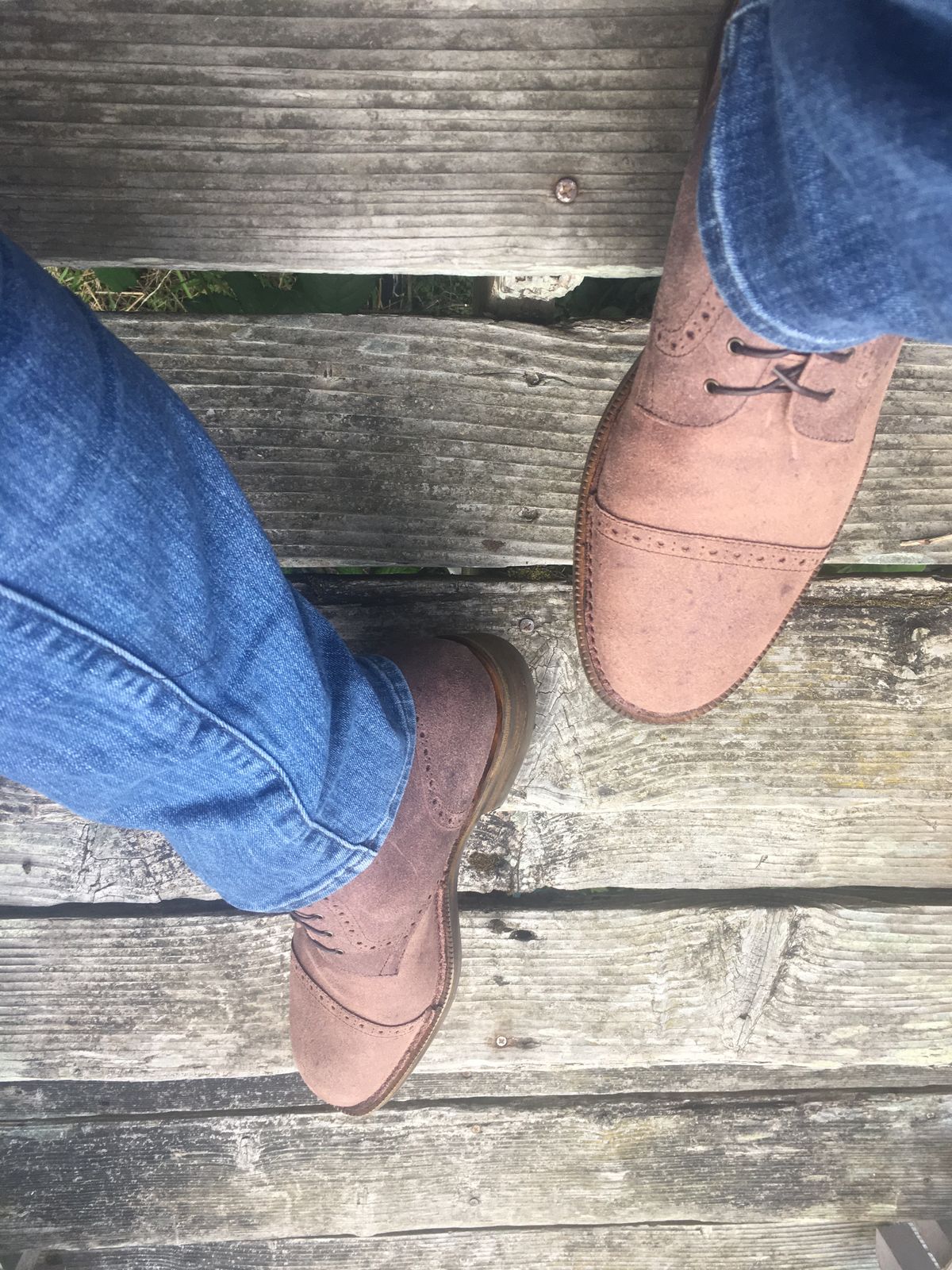 Photo by loralrose on May 25, 2019 of the Rider Boot Co. Irwin in Lo Stivale Olive Reverso Calf.