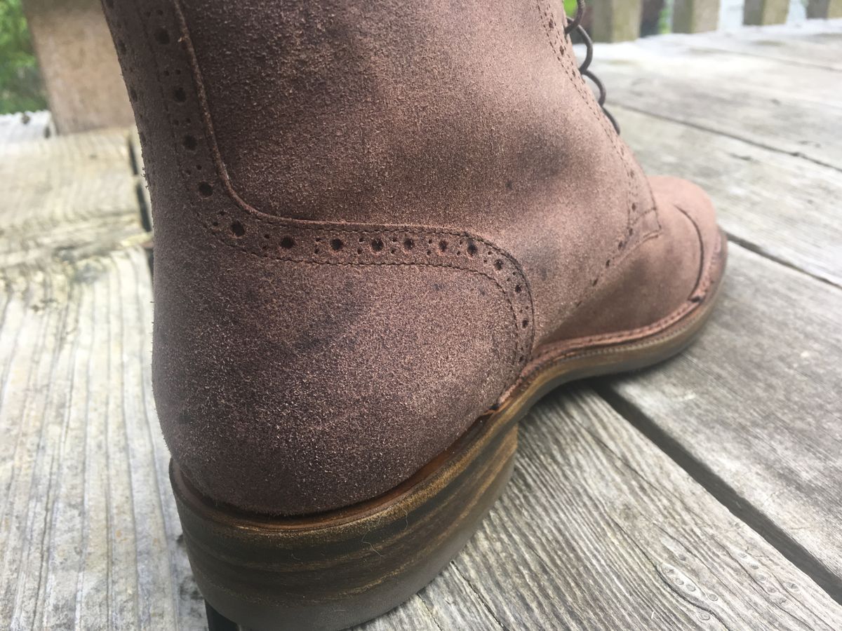 Photo by loralrose on May 25, 2019 of the Rider Boot Co. Irwin in Lo Stivale Olive Reverso Calf.