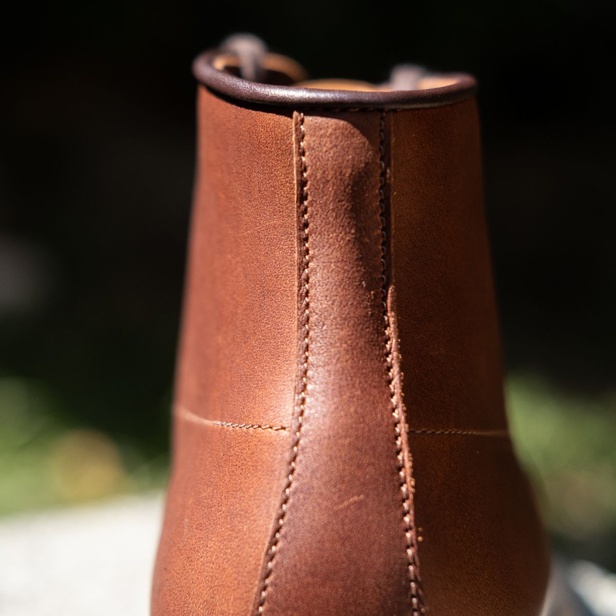 Photo by Boot.Stomp on March 14, 2026 of the Luosjiet Indiana Moctoe Boot (Brown Full Grain Pull-Up Cowhide) in Brown Full Grain Pull-Up Cowhide.
