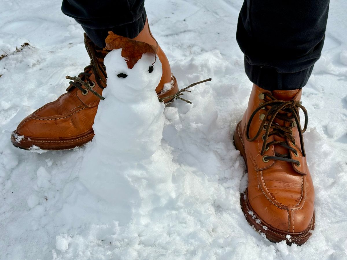 Photo by Bossa on February 3, 2025 of the Grant Stone Ottawa Boot in Badalassi Carlo Natural Minerva.