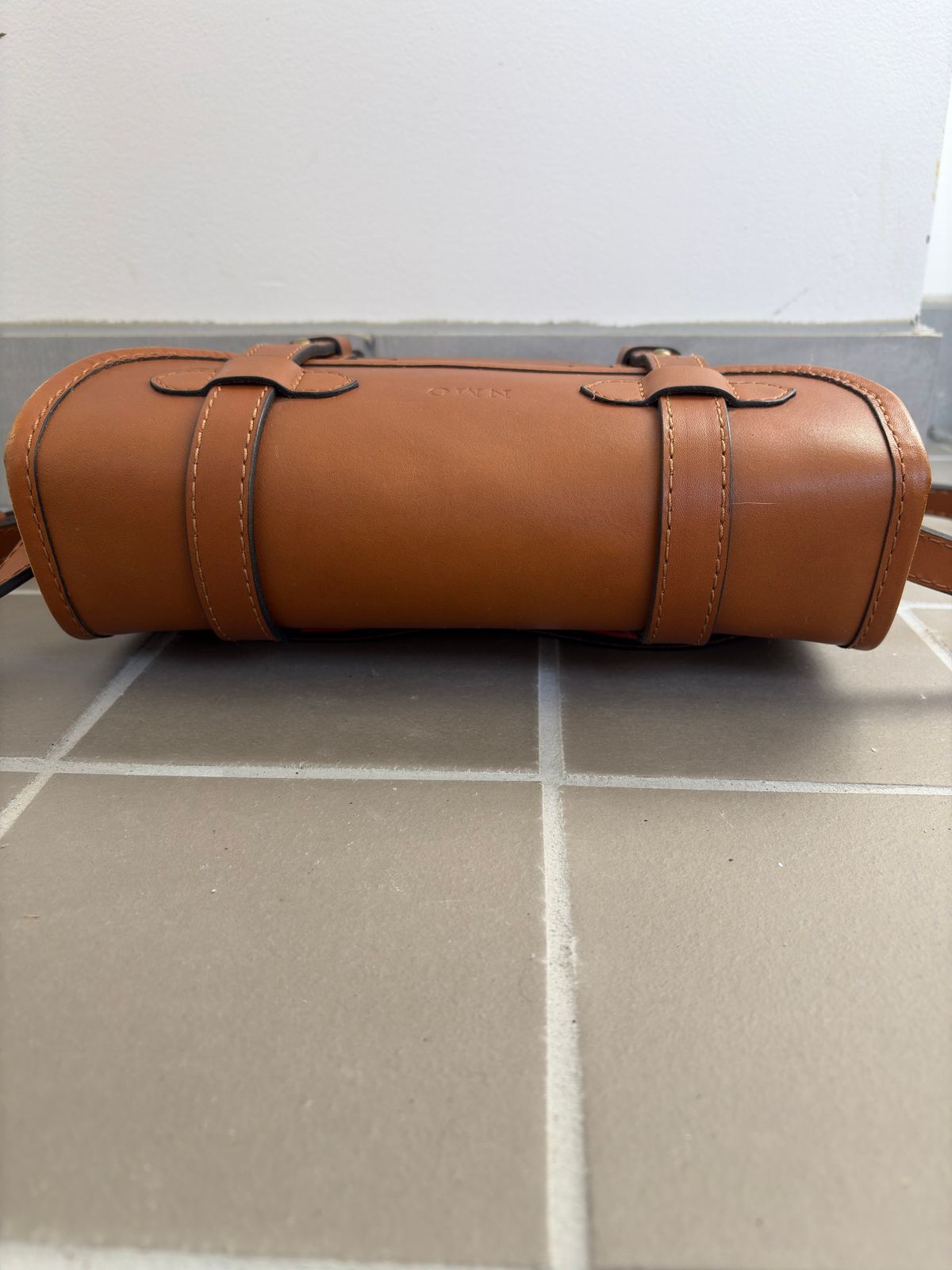 Photo by Bossa on January 3, 2026 of the Cravar D.S. M Sand in Pit Vegetable Tanned Cowhide.