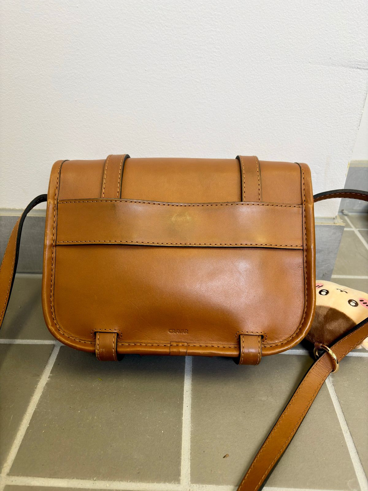 Photo by Bossa on March 4, 2026 of the Cravar D.S. M Sand in Pit Vegetable Tanned Cowhide.