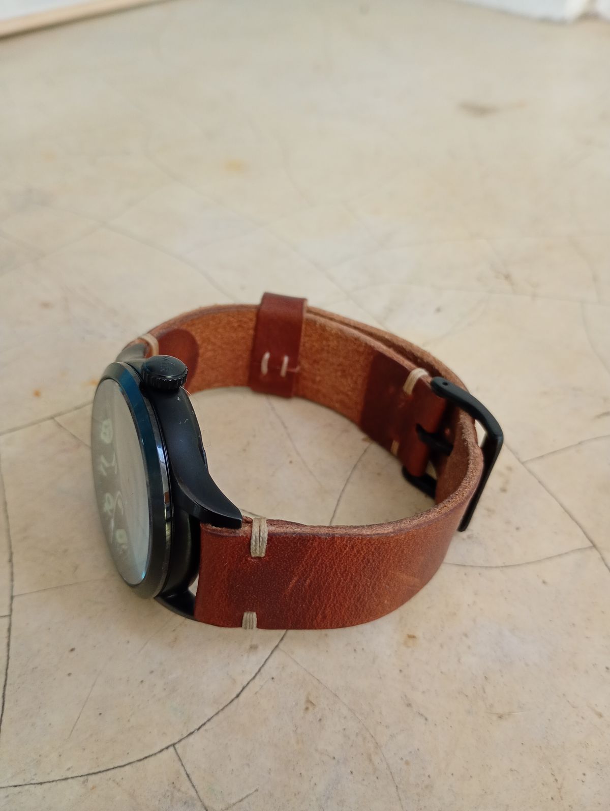 Photo by willisca on December 5, 2025 of the Threaded Leather Co. The Hudson in Horween English Tan Dublin.