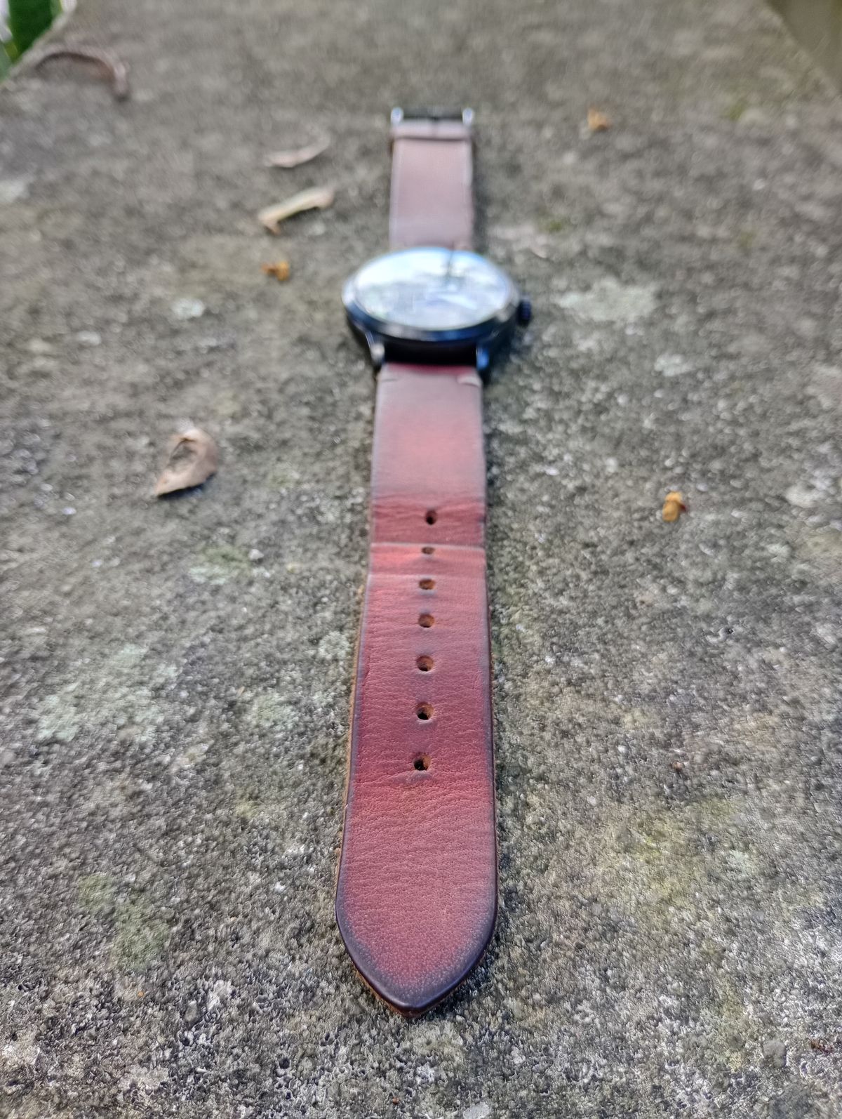 Photo by willisca on April 5, 2026 of the Threaded Leather Co. The Hudson in Horween English Tan Dublin.