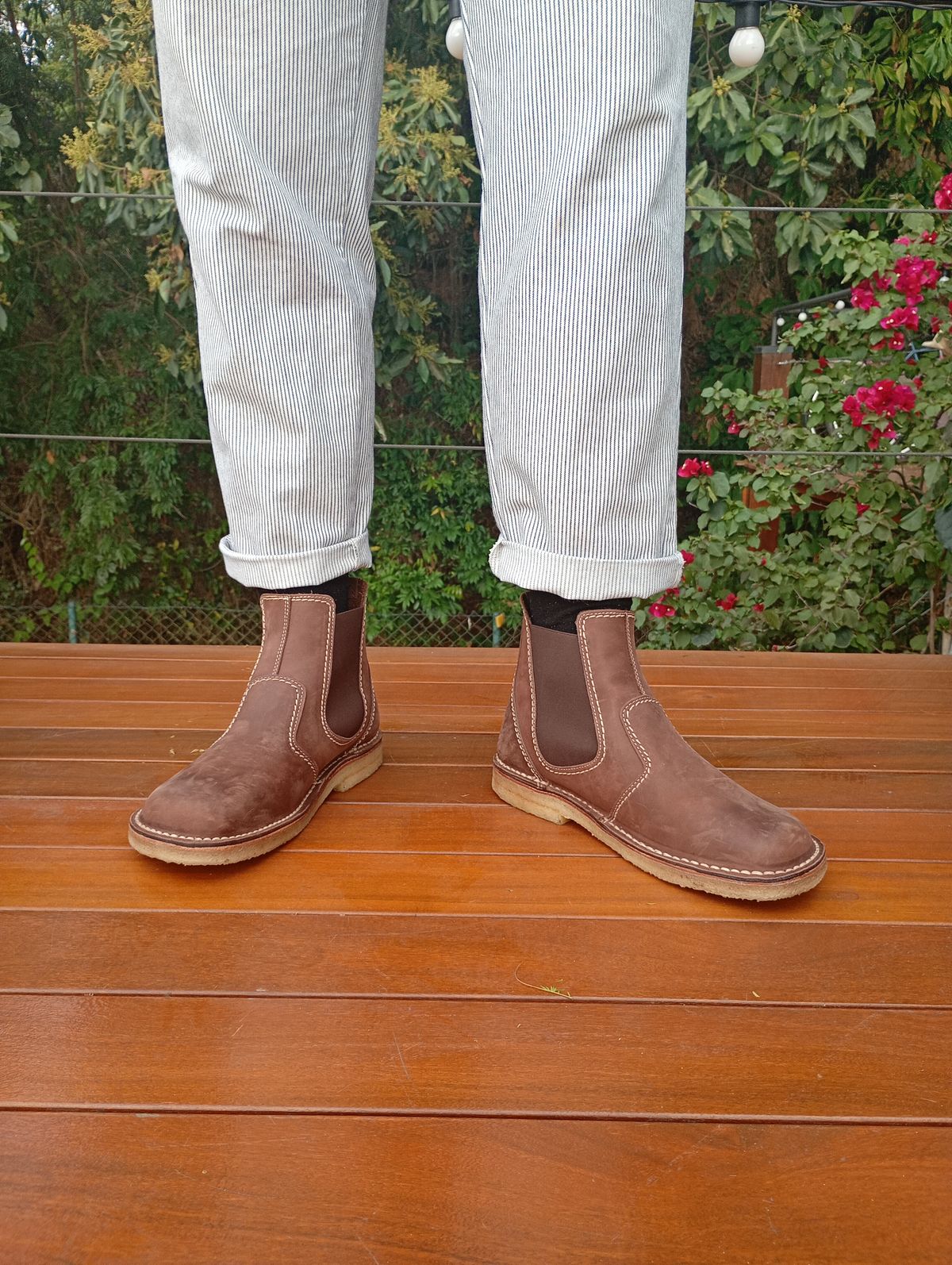 Photo by willisca on October 1, 2025 of the Duckfeet Roskilde in Terracare Cocoa.