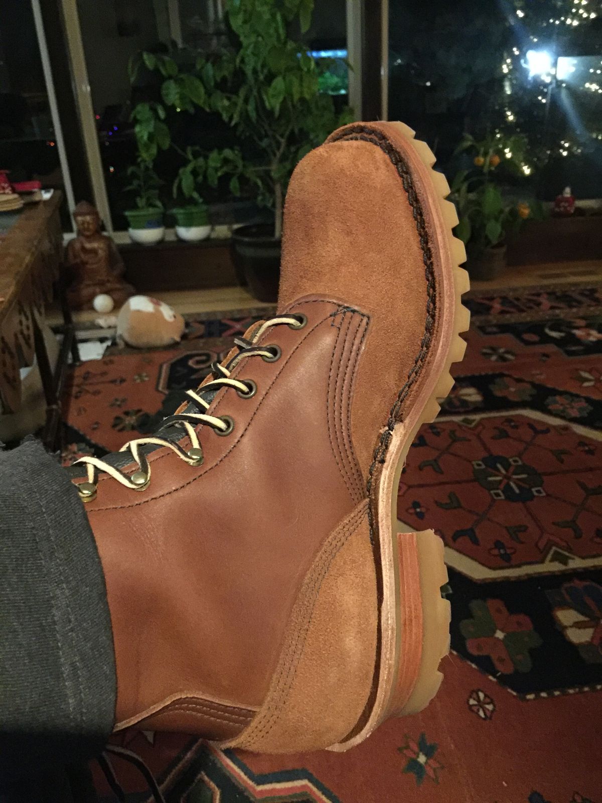 Photo by Mike on January 2, 2024 of the JK Boots Superduty in jk smooth / rough out.